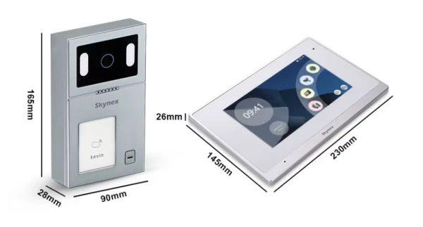 VILLA 4 - IP videovrátnik s integrovanou prístupovou čítačkou. Zvonenie na mobil. 4