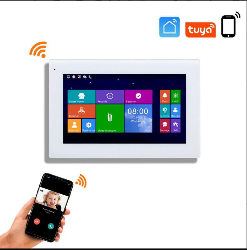 VILLA 4 - IP videovrátnik s integrovanou prístupovou čítačkou. Zvonenie na mobil. 3