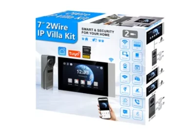 SET - VILLA- 2 žílové pripojenie - videovrátnik . Zvonenie na mobil. 2