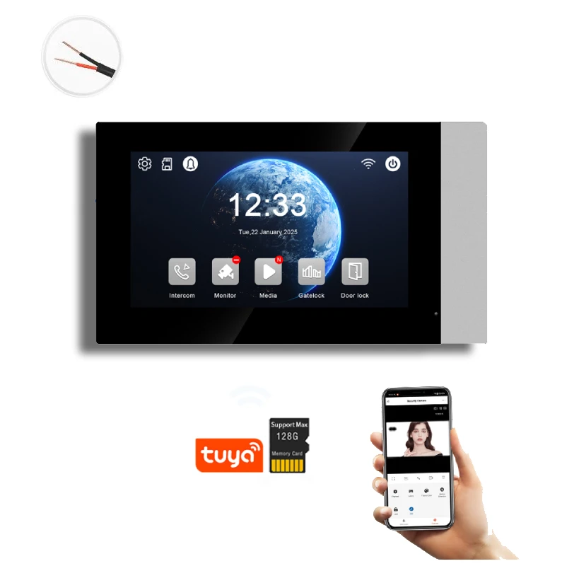 SET - VILLA- 2 žílové pripojenie - videovrátnik . Zvonenie na mobil. 3
