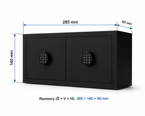 VILKA KeyBox - inteligentná elektronická skrinka na kľúče PIN, RFID s online správou 1