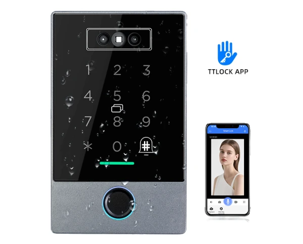 iReader- 3D - otlačok prsta, PIN, karta, sken tváre, dlane , video intererkom TTLOCK