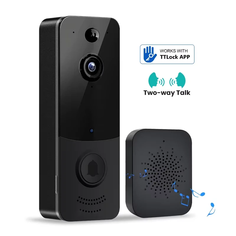 TTLOCK VIDEO ZVONČEK- Bezdrôtový Smart WIFI video zvonček -zvonenie iba na mobil. 1