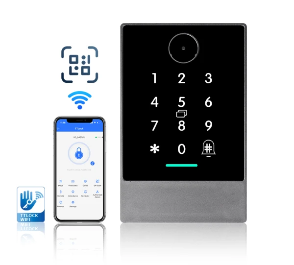 SMART iReader Q - ONLINE - RFID karta - QR kod - PIN- APP- TTlock