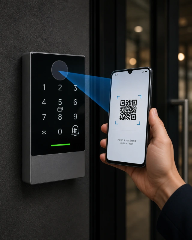SMART iReader Q - ONLINE - RFID karta - QR kod - PIN- APP- TTlock