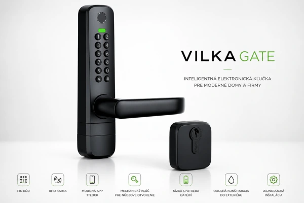 SMART - Elektronická kľučka VILKA GATE - Vstupné dvere TTLOCK 2