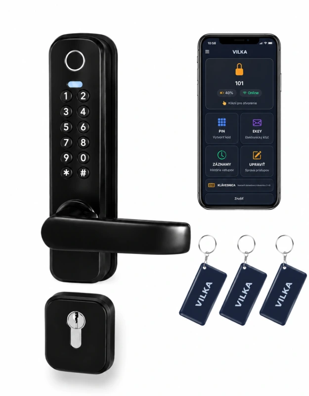 SMART - Elektronická kľučka VILKA GATE - Vstupné dvere TTLOCK