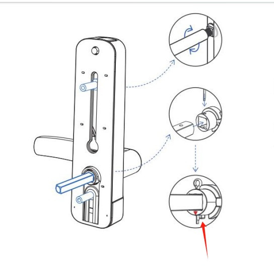 SMART - Elektronická kľučka VILKA GATE - Vstupné dvere, IP65 -TTLOCK 3