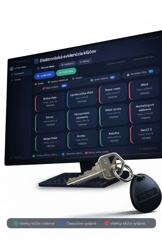 Elektronická evidencia klasických kľúčov