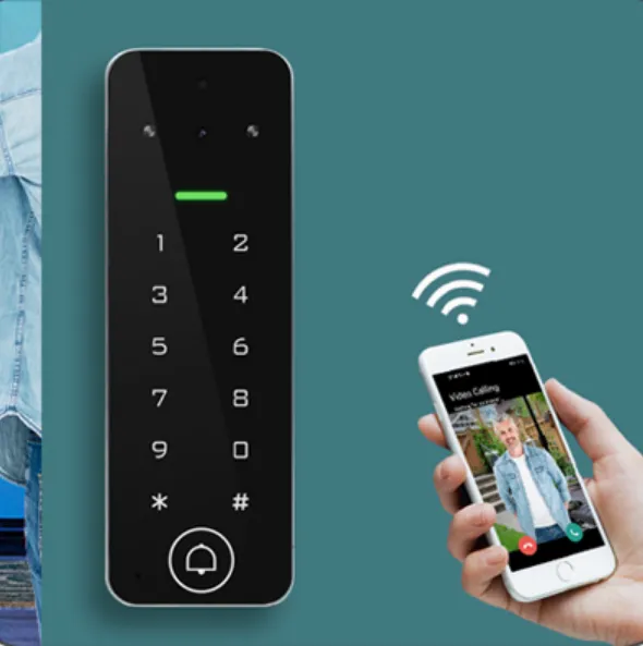 eDOOR2 - Smart WIFI videovrátnik s integrovanou prístupovou čítačkou. Zvonenie na mobil.