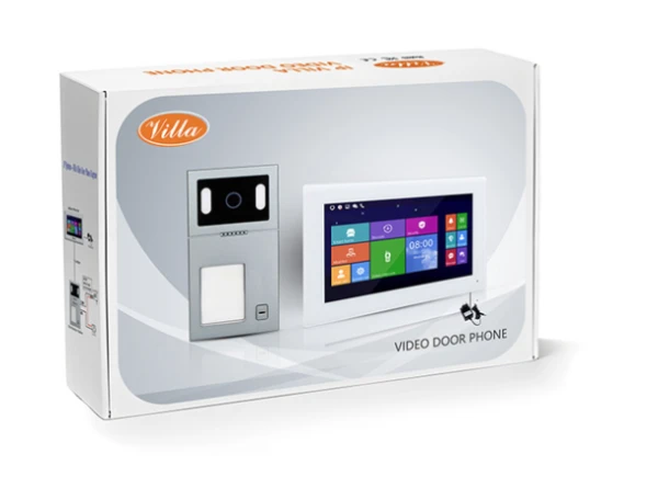 SET - VILLA 2 - 2 žílové pripojenie videovrátnik s RFID čítačkou. Zvonenie na mobil. 1