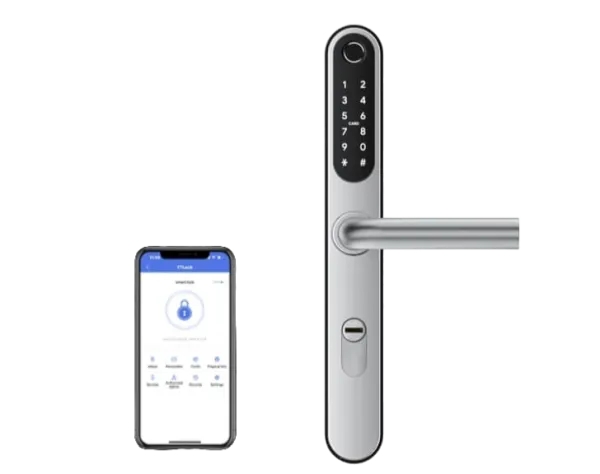 SMART - Elektronická kľučka VILKA SLIM FP -odtlačok prsta,karta, kód - Rozmer 92 mm TTLOCK
