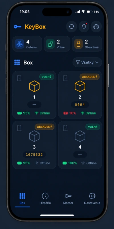VILKA KeyBox SW – inteligentná správa elektronických KeyBoxov a evidencia kľúčov - ONLINE 2